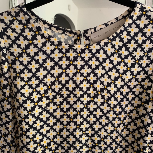 STELLA MCCARTNEY Blue and White Flowered Tunic - Picture 4 of 12